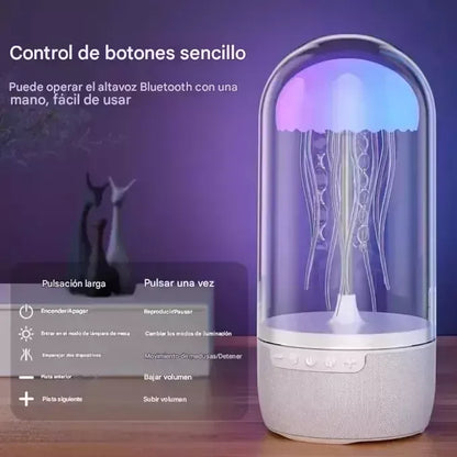 Lámpara LED Medusa Parlante Bluetooth (Multicolor)